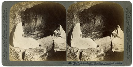 The tomb of Jesus, outside Jerusalem, Palestine, 1897.Artist: Underwood & Underwood
