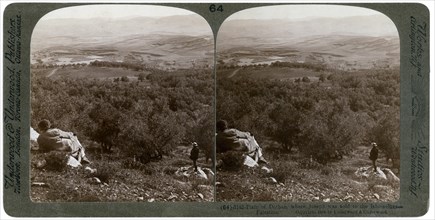 The plain of Dothan, Palestine, 1900.Artist: Underwood & Underwood