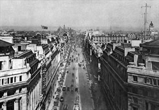 On the roof of Bush House, looking from Kingsway towards the northern heights, London, 1926-1927.  Creator: Unknown.