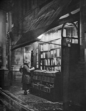 A bookshop in Bloomsbury, London, 1926-1927.Artist: HW Fincham