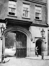 16th century gateway to the Charterhouse, London, 1926-1927.Artist: Joel