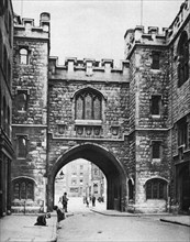 St John's Gate on a Sunday, Clerkenwell, London, 1926-1927. Artist: McLeish