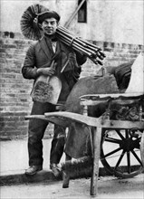 Chimney sweep, London, 1926-1927.Artist: McLeish
