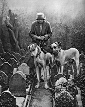 Dog cemetery, Victoria Gate, Bayswater, London, 1926-1927. Artist: Unknown