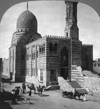 'Tomb Mosque of Sultan Kait Bey, Cairo, Egypt', 1905.Artist: Underwood & Underwood