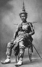 King Sisowath of Cambodia, 1922. Artist: Unknown