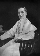 Pope Benedict XV, 1920. Artist: D'Alessandri