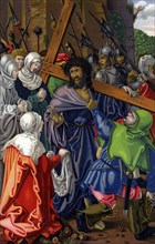 'The Carrying of the Cross', 15th century (1849).Artist: H Moulin