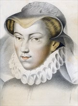 Louise de Lorraine-Vaudémont (1553-1601), 16th century (1849).Artist: Franz Kellerhoven