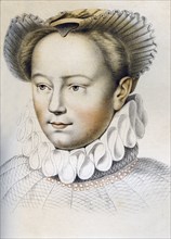 Marguerite de Valois (1553-1615), queen consort of Henry IV of France, 16th century (1849).Artist: Franz Kellerhoven
