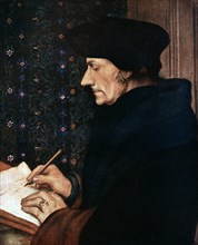 Desiderus Erasmus (1497-1543), Dutch humanist and scholar, 1523.Artist: Hans Holbein the Younger