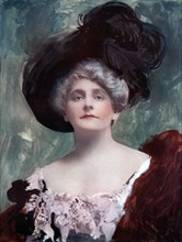 Cecil Raleigh (1856-1914), English actress, c1902.Artist: Fellows Willson
