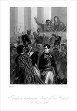 Napoleon Bonaparte (1721-1818) dissolving the Council of Five Hundred, 1845.Artist: S Freeman