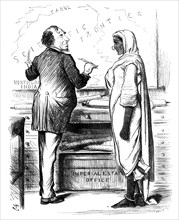 'Who's to Pay?', 1878.Artist: Swain