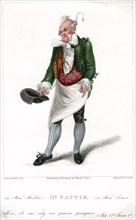 'Mr Gattie as Monsieur Morbleu in Monsieur Tonson', 1822.Artist: R Cooper