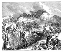 'French attack on the Malakoff', 19th century. Artist: Unknown