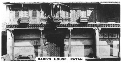 Bard's house, Patan, India, c1925. Artist: Unknown