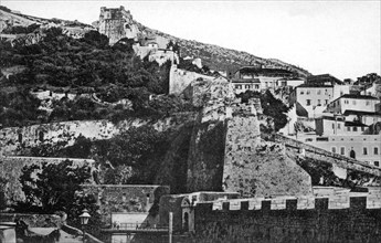 Land Port Gate, Gibraltar, early 20th century. Artist: VB Cumbo