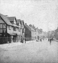Henley Street, Stratford-upon-Avon, Warwickshire, late 19th century. Artist: Unknown