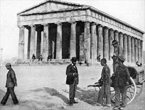 The Theseum at Athens, Greece, 1922.Artist: Keystone