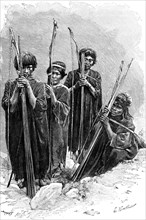 A group of Antis (Ashaninkas), Peru, 1895. Artist: Unknown