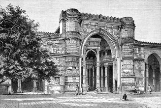 Gateway to the Great Mosque at Ahmedabad, India, 1895. Artist: Unknown