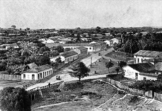 Manaos, Brazil, 1895.Artist: Taylor