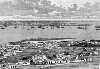 Montevideo, Uruguay, 1895.Artist: Taylor