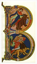 'Initial B, Bible, Winchester', c1160-1170, (1930). Artist: Unknown