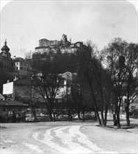 Festung Hohensalzburg, Salzburg, Austria, c1900s.Artist: Wurthle & Sons
