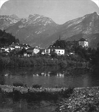Golling and Tennengebirge, Salzburg, Austria, c1900s.Artist: Wurthle & Sons
