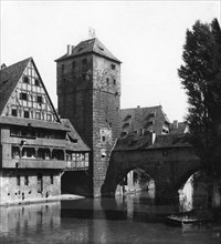 Henkersteg (The Hangman's Bridge), Nuremberg, Bavaria, Germany, c1900s.Artist: Wurthle & Sons