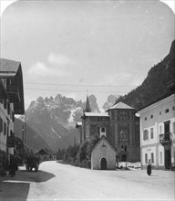 Landro and Monte Cristallo, Tyrol, Italy, c1900s.Artist: Wurthle & Sons