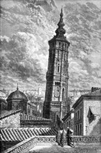 Torre Nueva, Zaragoza, Spain, 1929. Artist: Unknown