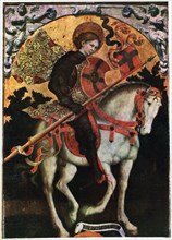 'St Chrisogonus', 15th century, (1933). Artist: Michele Giambono
