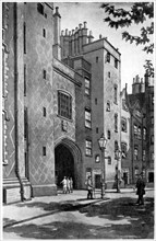 Old gateway to Lincoln's Inn, London, 1933. Artist: RA Wilson