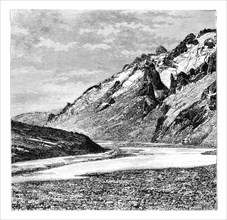 The Upper Karakash Valley, China, 1895. Artist: Unknown