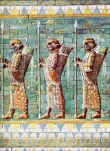 The archers of Kiing Darius, Susa, Iran, 1933-1934. Artist: Unknown