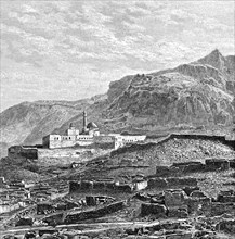 The mosque and the ruined quarter of Bayazid (Dogubayazit), Turkey, 1895. Artist: Unknown