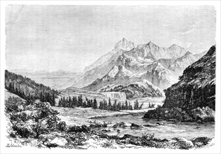 Munku-Sardyk, the Sayan Mountains, Siberia, Russia, 1895.Artist: Bertrand