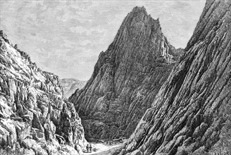 The Lataband Pass, Afghanistan, 1895.Artist: Bertrand