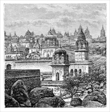 Jaina temples, Junagadh, Gujarat, India, 1895. Artist: Unknown