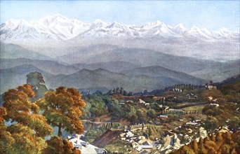 The snows from Jalapahar, Darjeeling, India, early 20th century. Artist: Unknown