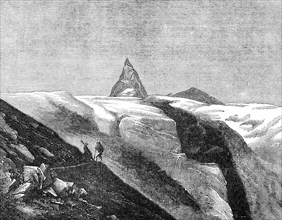 View of the Matterhorn, late 19th century. Artist: Unknown