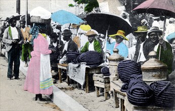 Rope tobacco sellers, Jamaica, c1900s. Artist: Unknown