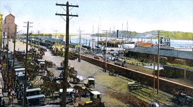 Montreal Harbour, Montreal, Canada, c1900s. Artist: Unknown