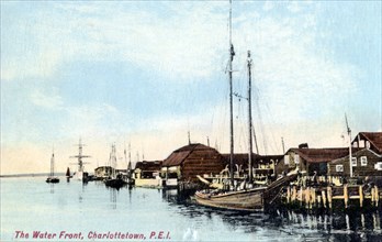 The waterfront, Charlottetown, Prince Edward Island, Canada, c1900s. Artist: Unknown