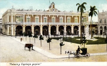 Palacio y Capitania general, Cuba, 1907. Artist: Unknown