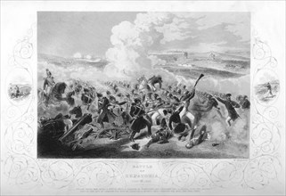 The Battle of Eupatoria during the Crimean War, 1855 (1857).Artist: W Hulland