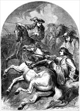 Battle of Malplaquet, 1709, (19th century). Artist: Unknown